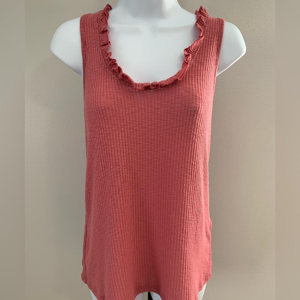 Fantastic Fawn Ruffle Tank Top